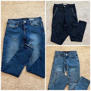 Lot of 3 girls pants 11/12